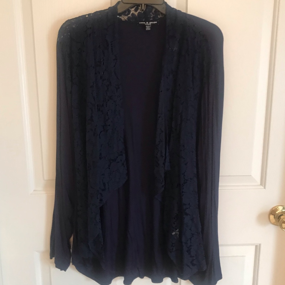 Cable and Gauge cardigan